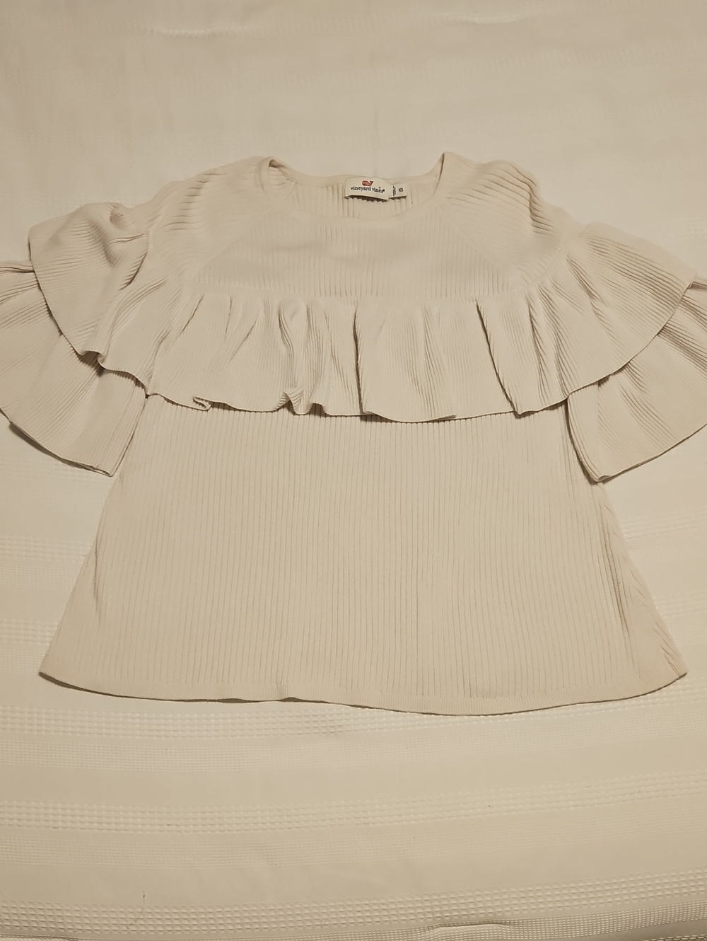 Vineyard Vines Ruffled Sweater